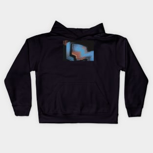 CARRIED AWAY - Glitch Aesthetic TV Kids Hoodie